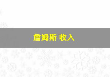 詹姆斯 收入